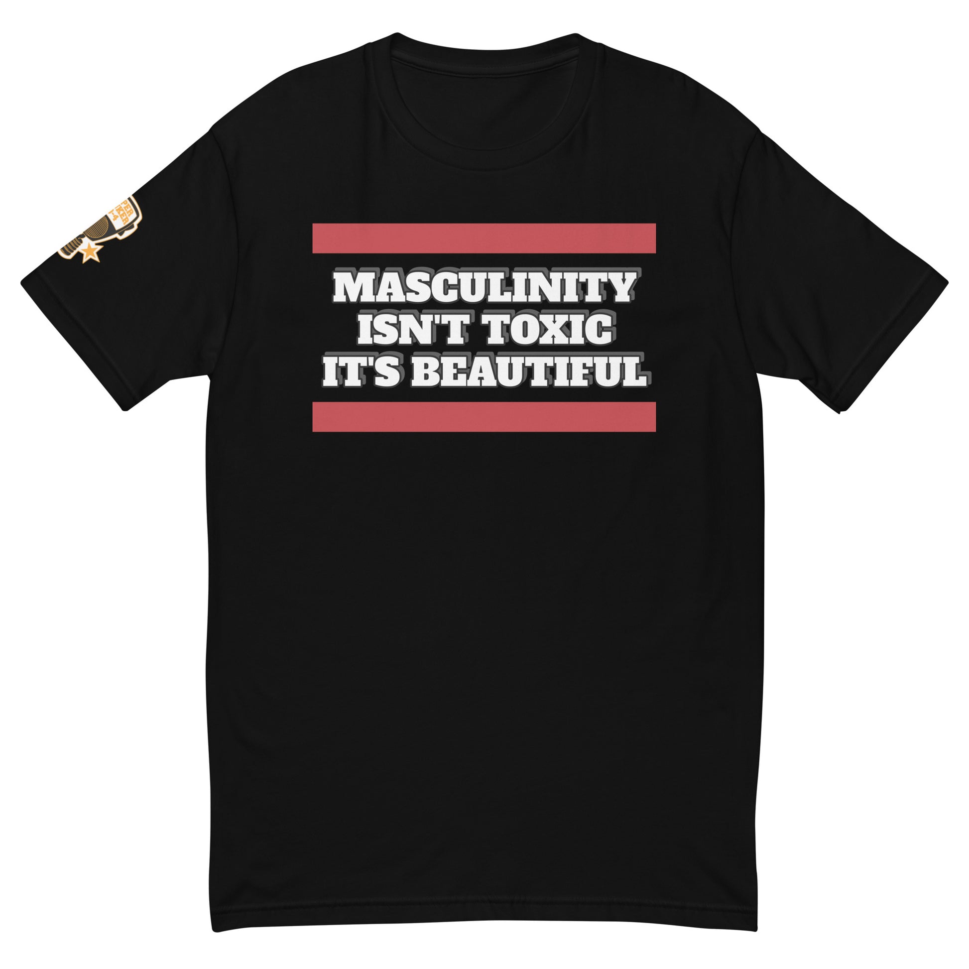 Men's Casual Black Shirt | Men's Fitted Black T-Shirt |SuperTruker10-4
