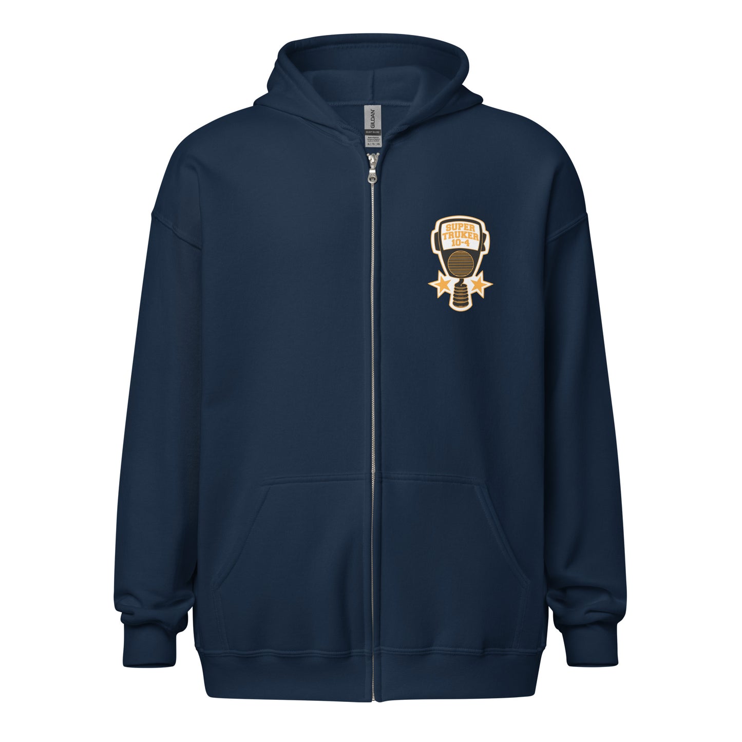 Unisex Heavy Zip Hoodie | Blend Zip Hoodie | SuperTruker10-4